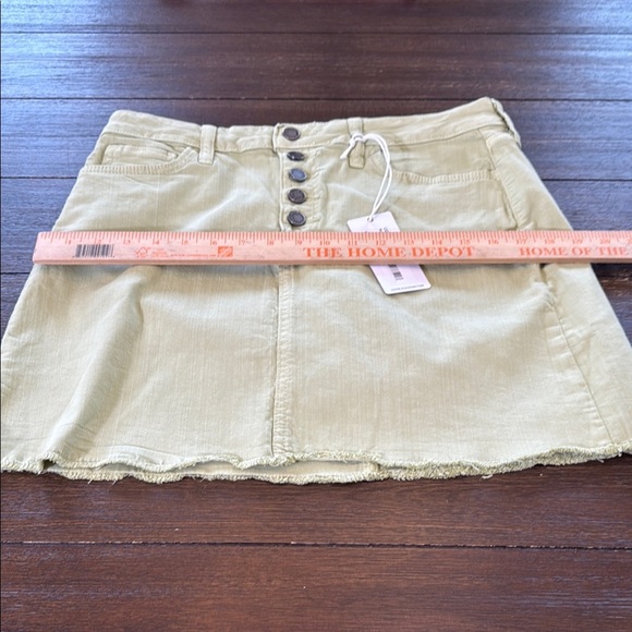 Just Black Denim Button Down A Line Skirt Size Large - Picture 9 of 12